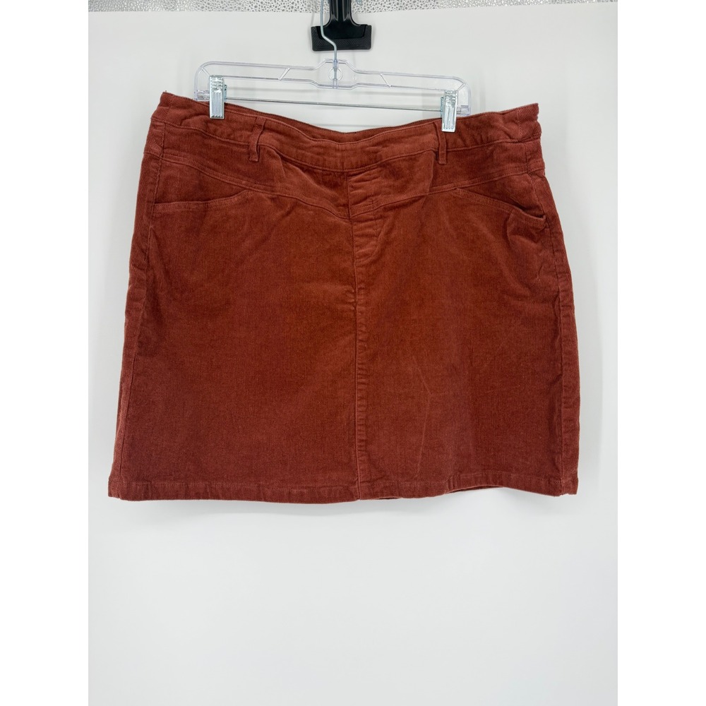 Tribal Womens‎ Corduroy Skirt 18 Boho Chic Retro 70s Dark Academia Goblincore
